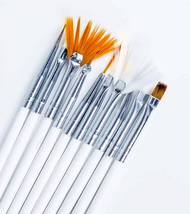 7 Different Types Of Nail Art Brushes That Anyone Can Try