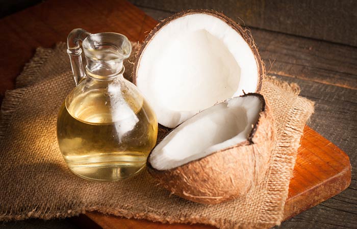 Coconut oil for facial scars