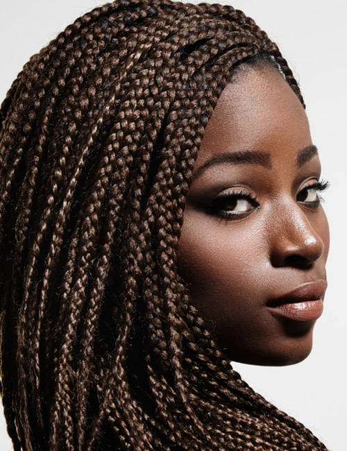 Small knotless braids